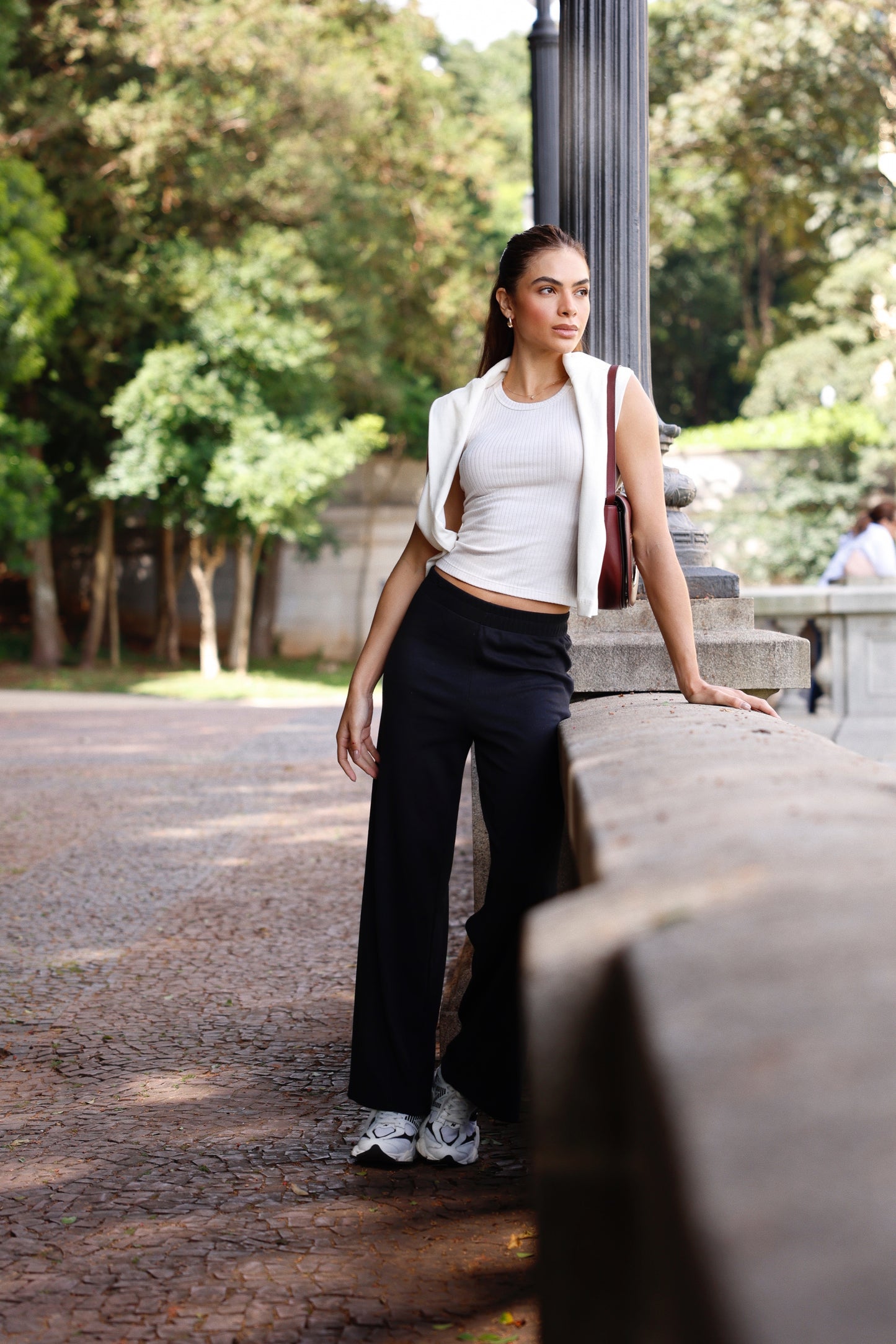Hight Waist Wide Leg Black