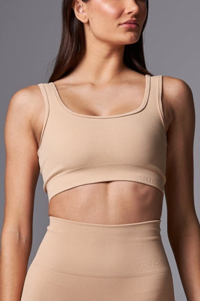 Top Outsider Seamless Nude Wheat