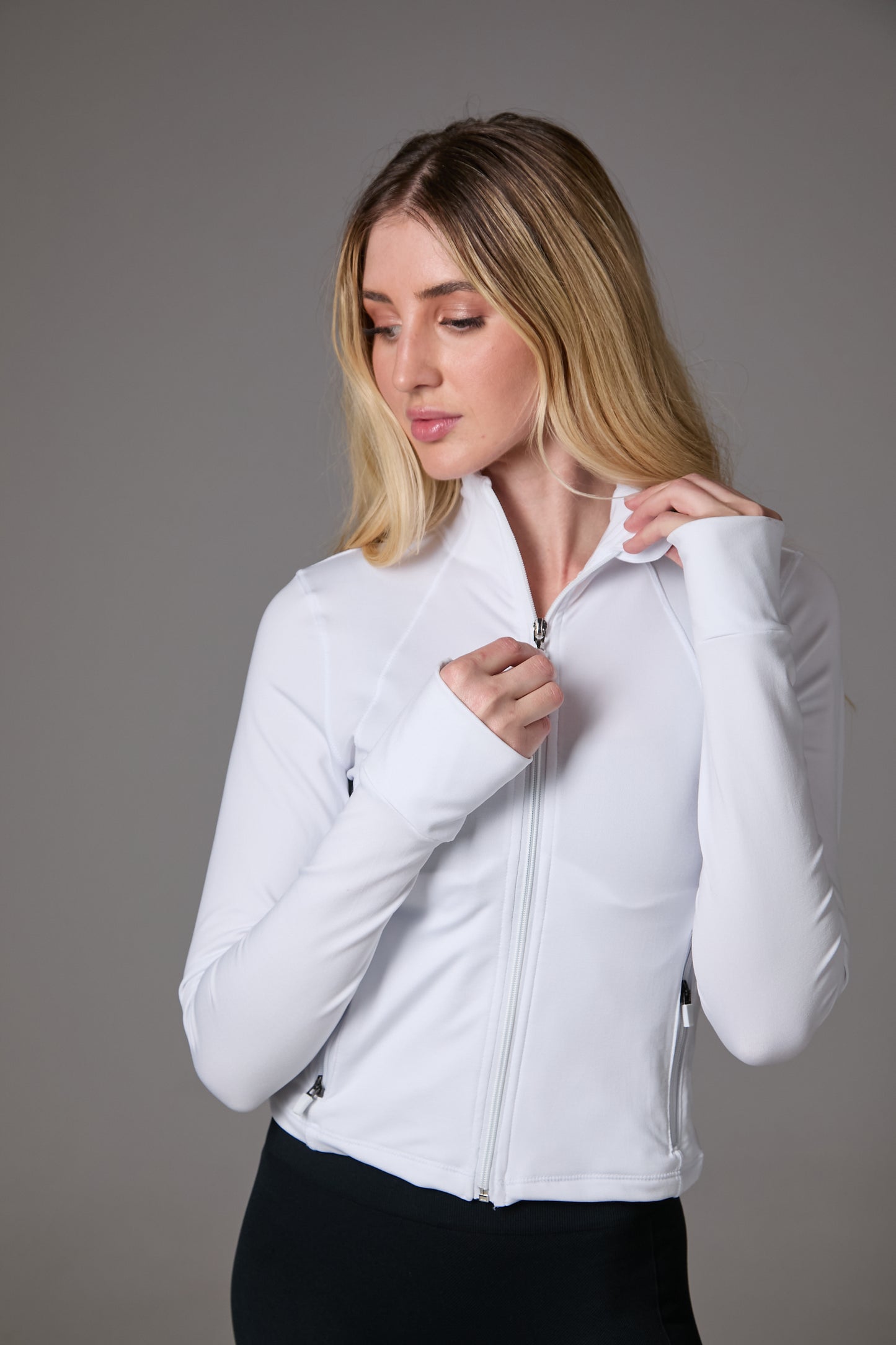 Jacket Zip Off White