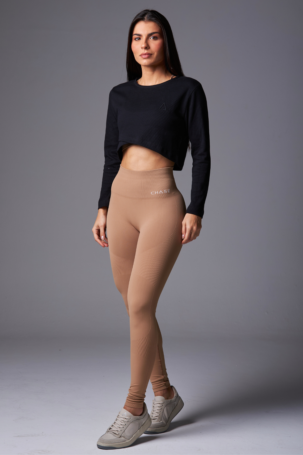 Long Sleeve Wrap Black