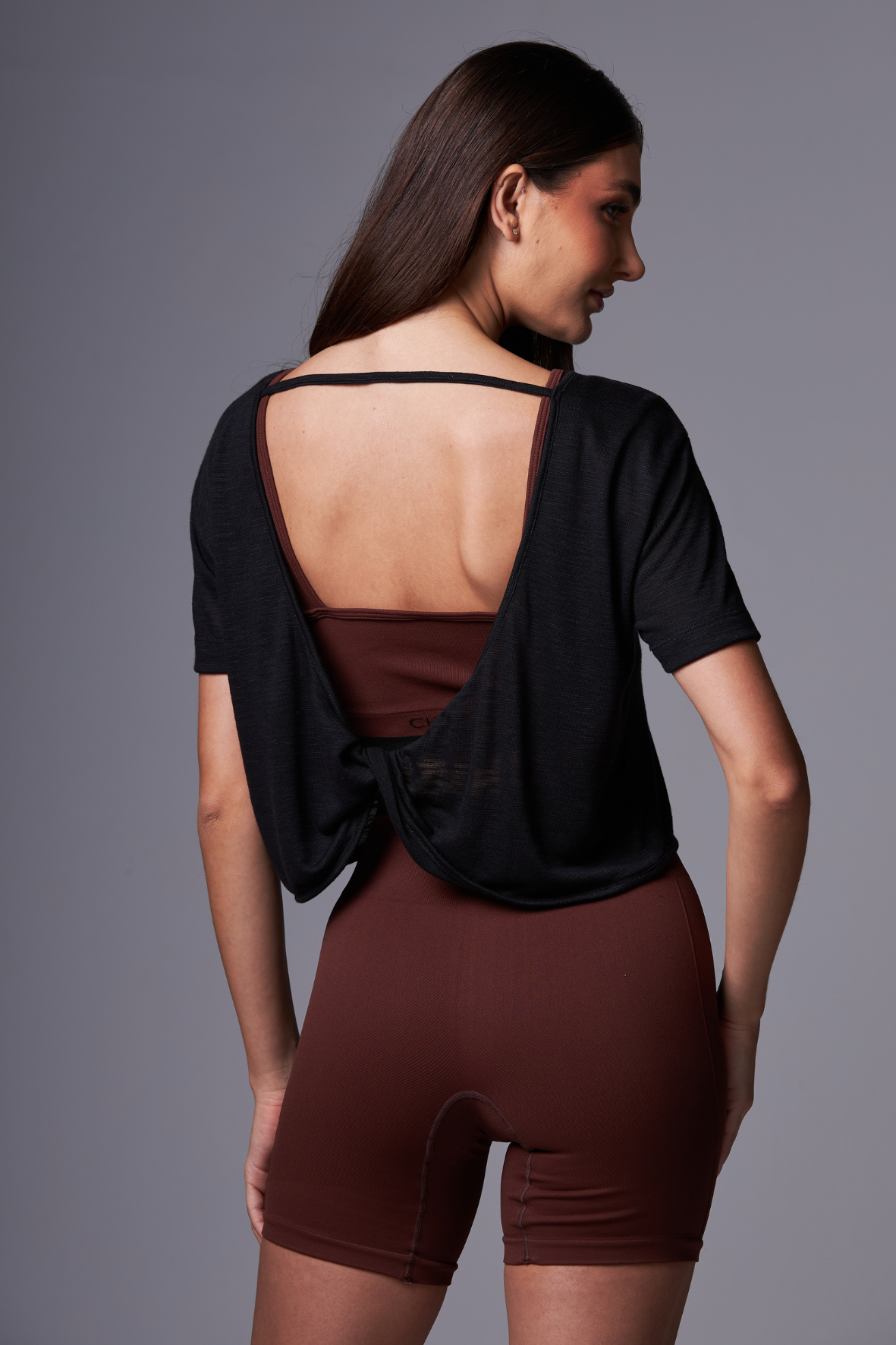 Wide Reverse Shirt Black