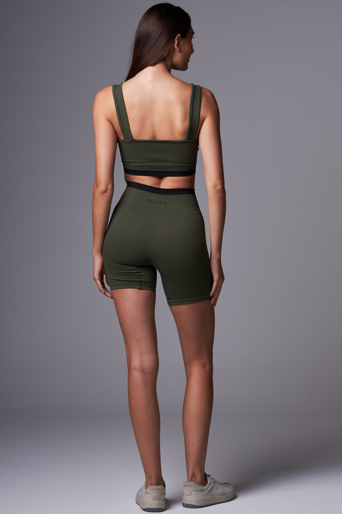 Short Stripe Seamless Jungle&Black