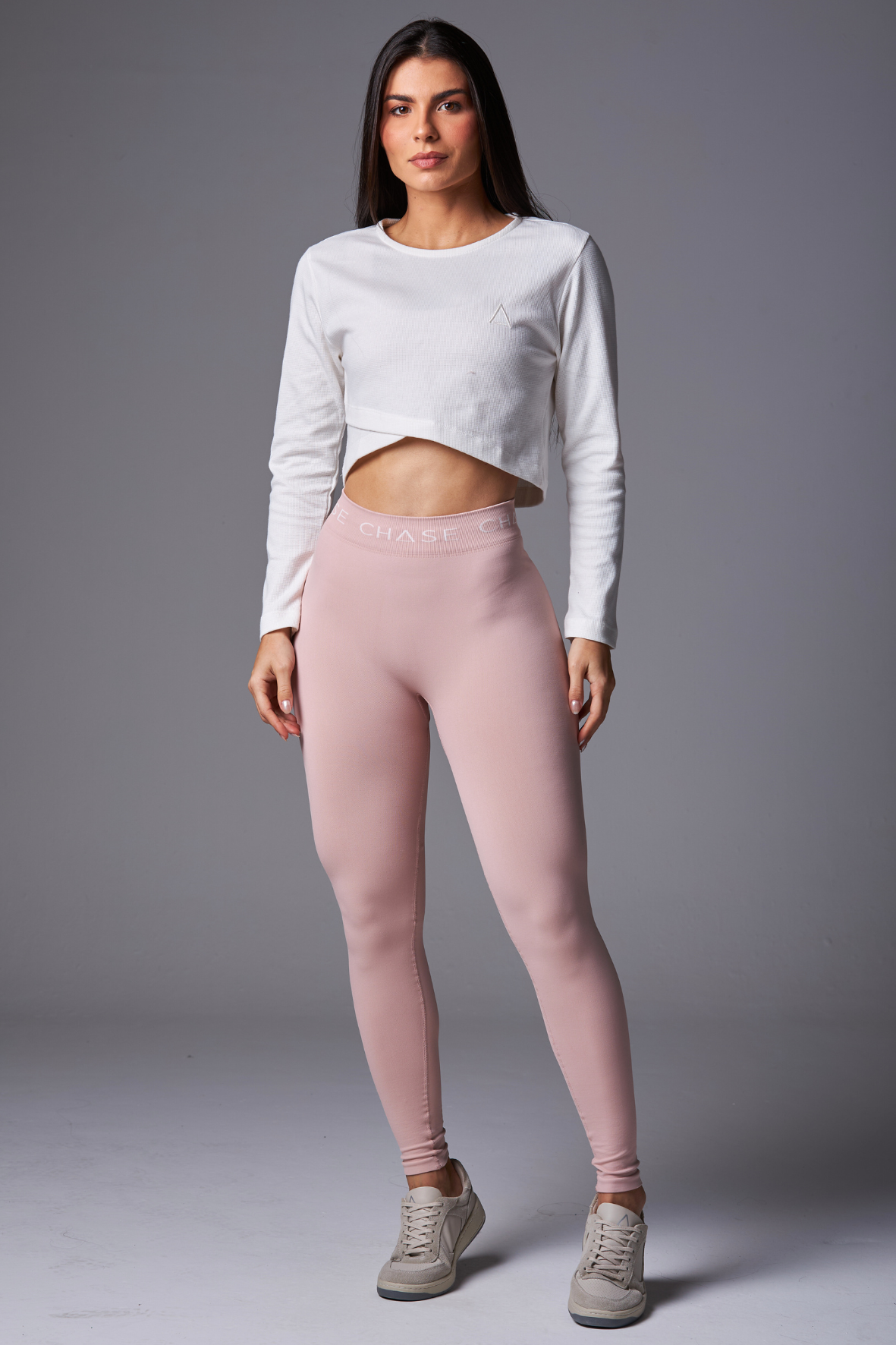 Long Sleeve Wrap White