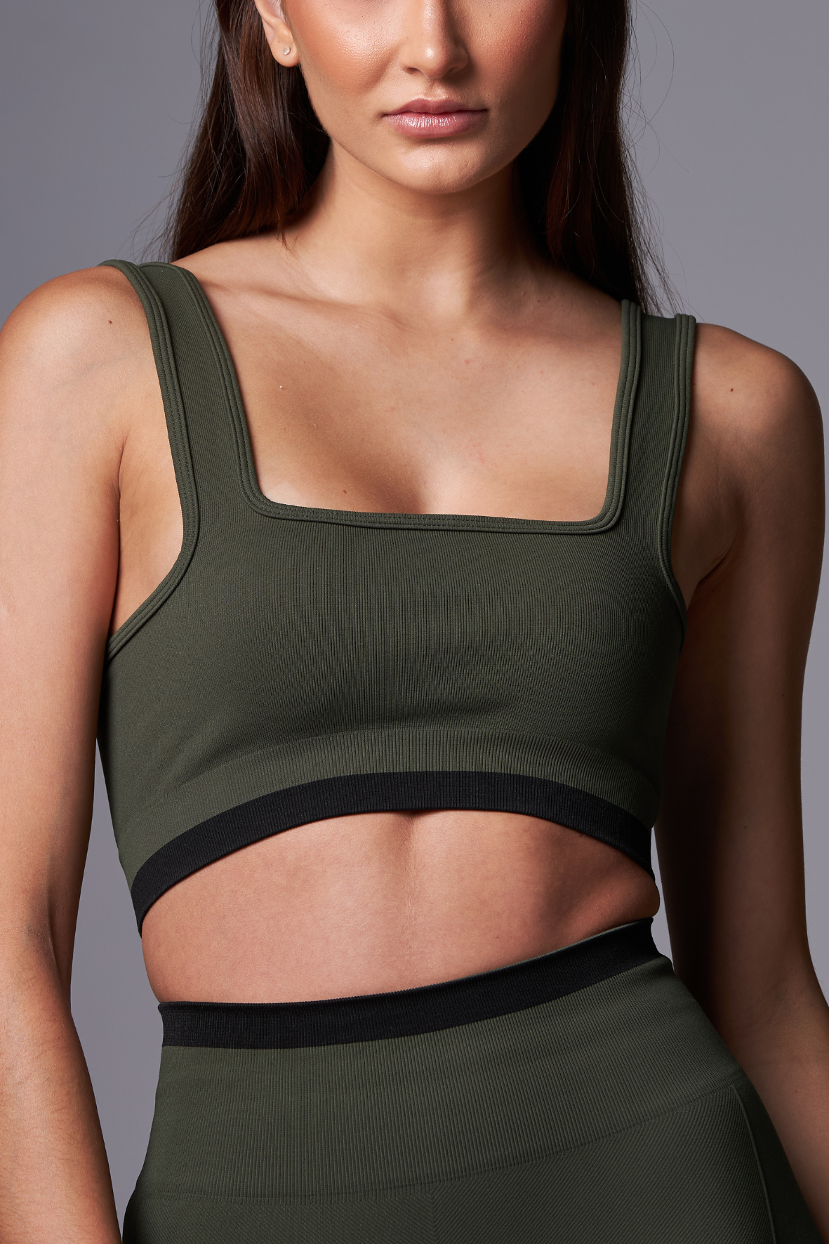 Top Stripe Seamless Jungle&Black