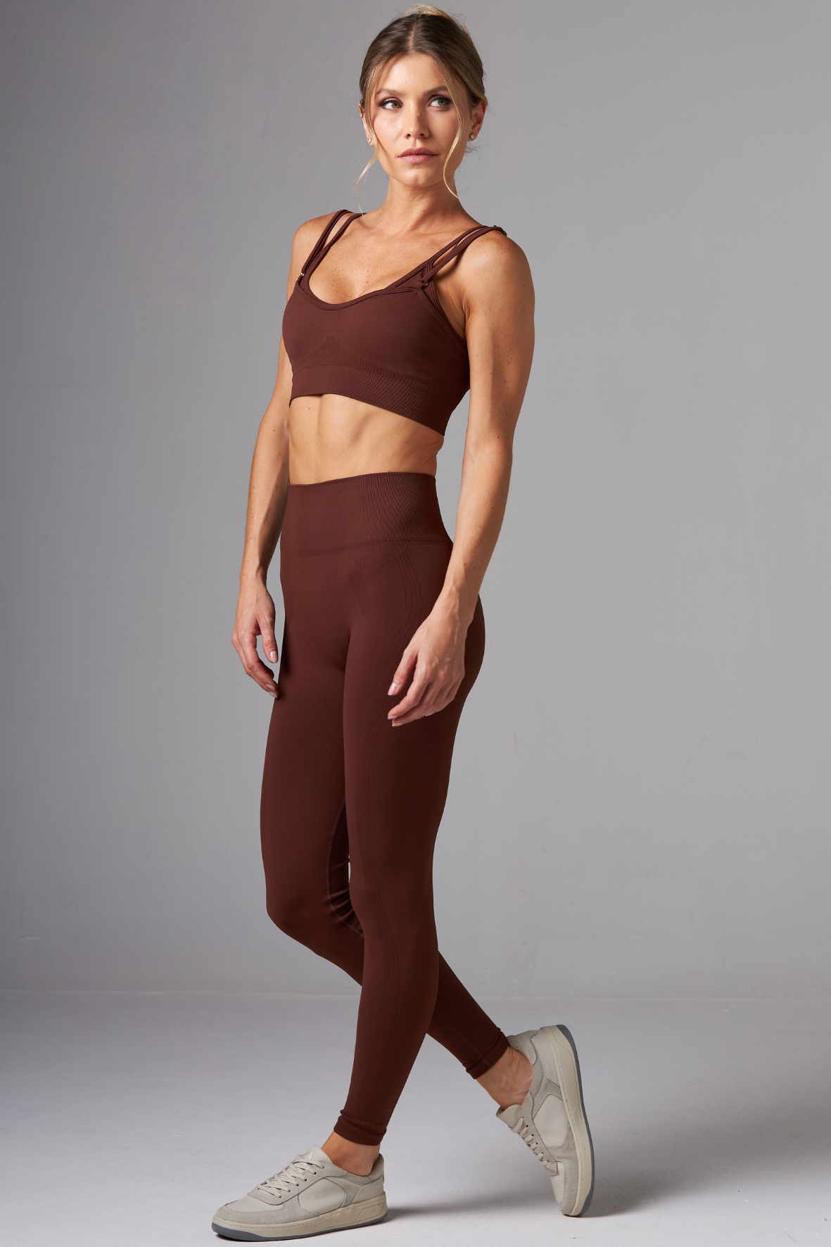Legging Caos Seamless Dark Brown