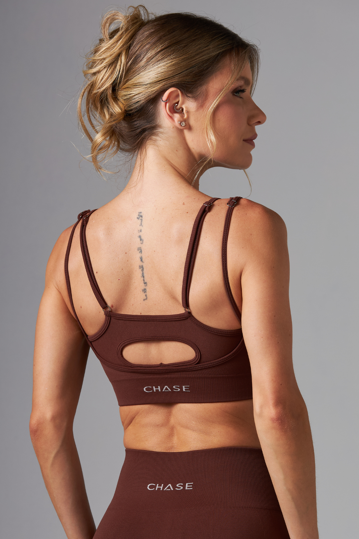 Top Caos Seamless Dark Brown