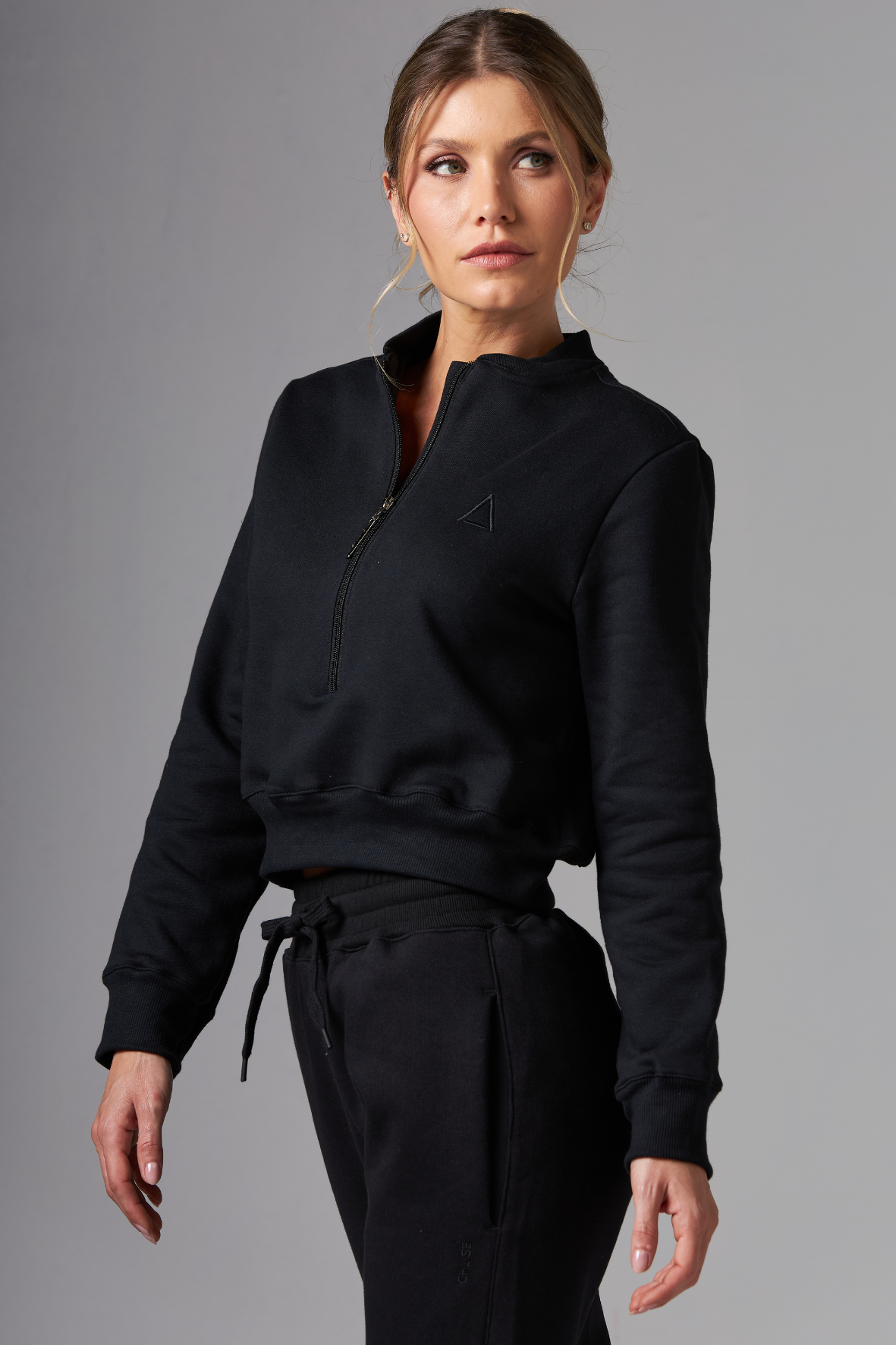 Casaco Moletom Zip Black