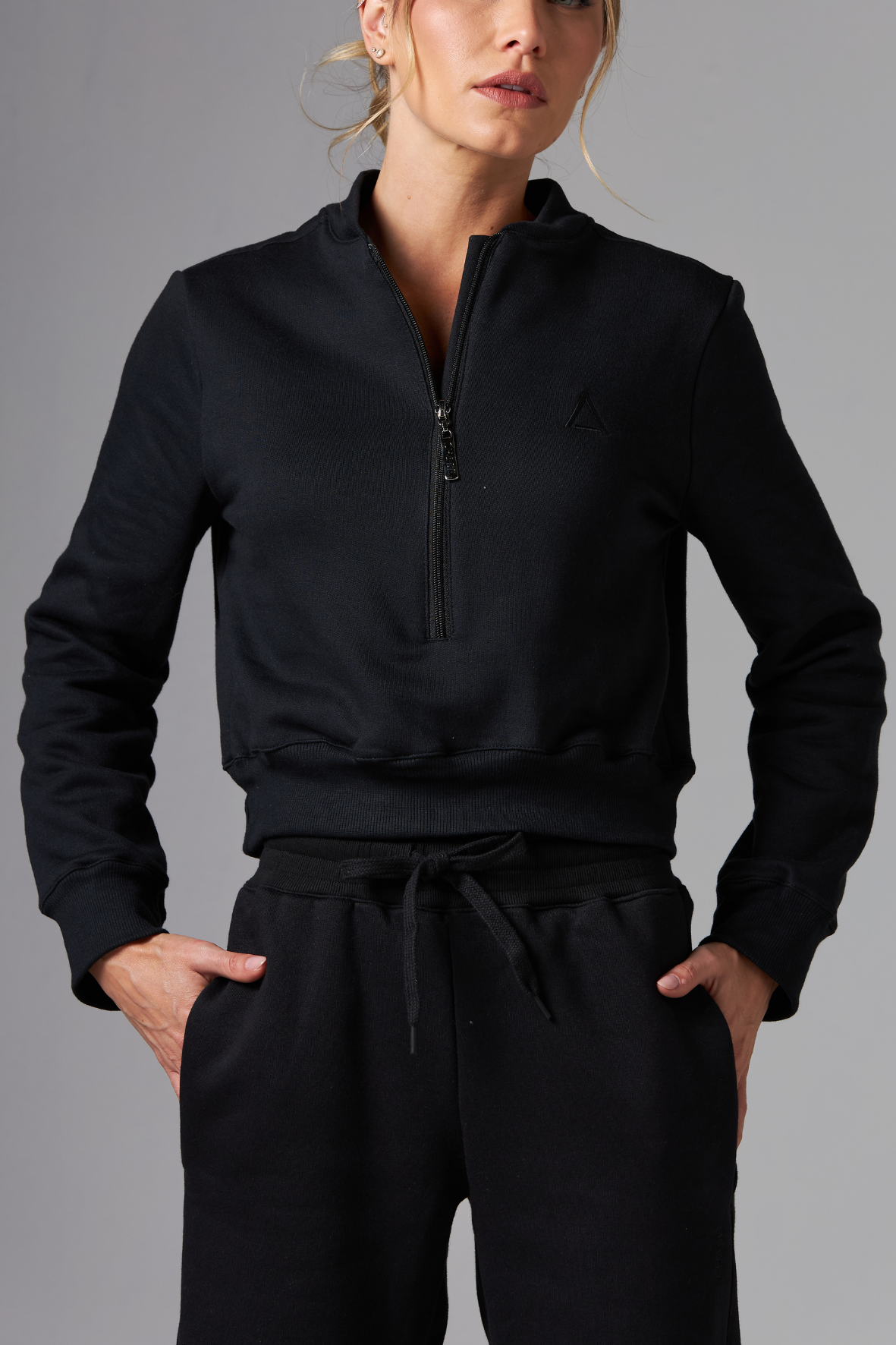 Casaco Moletom Zip Black