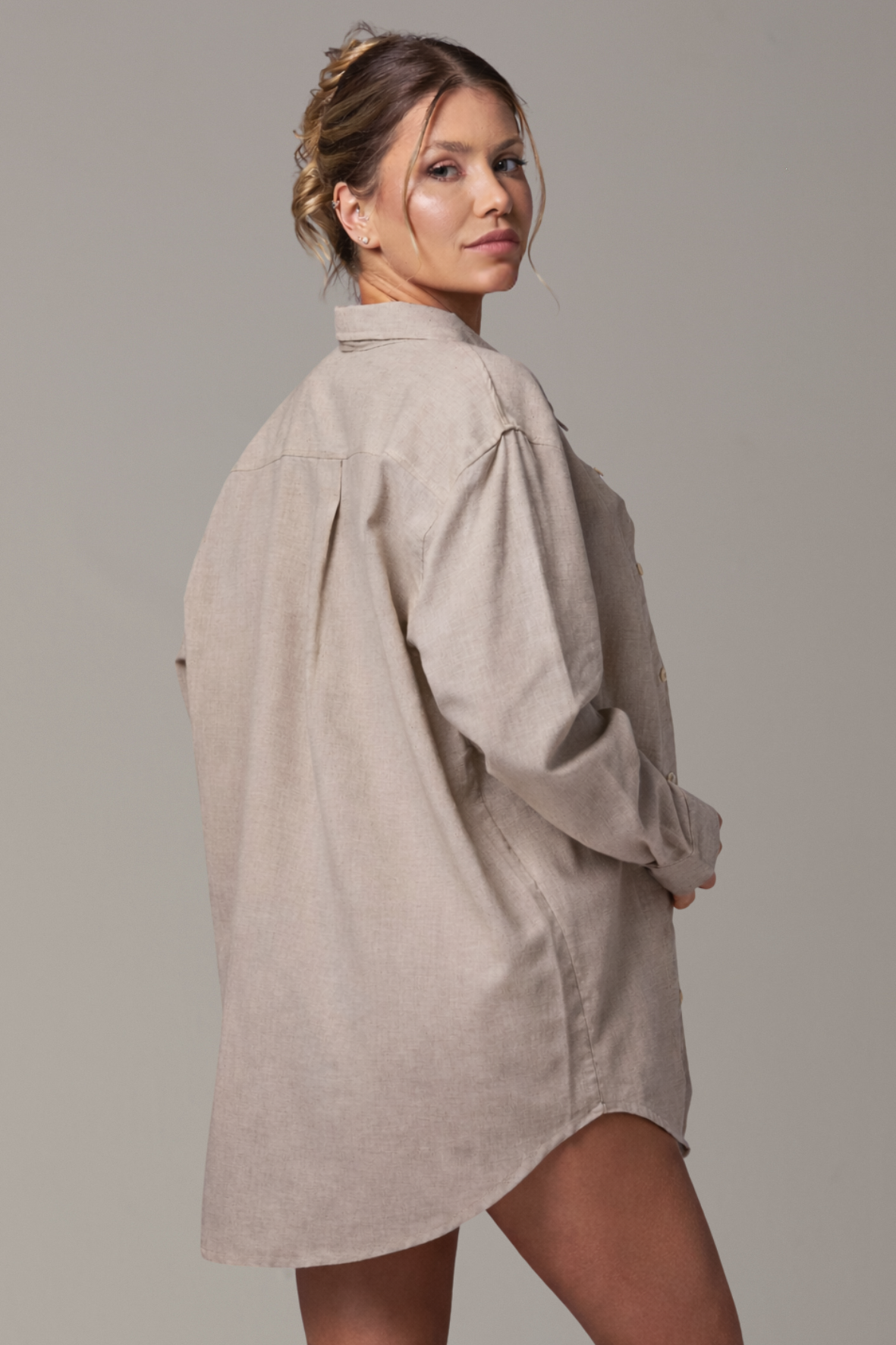 Shirt Pure Linho Rattan