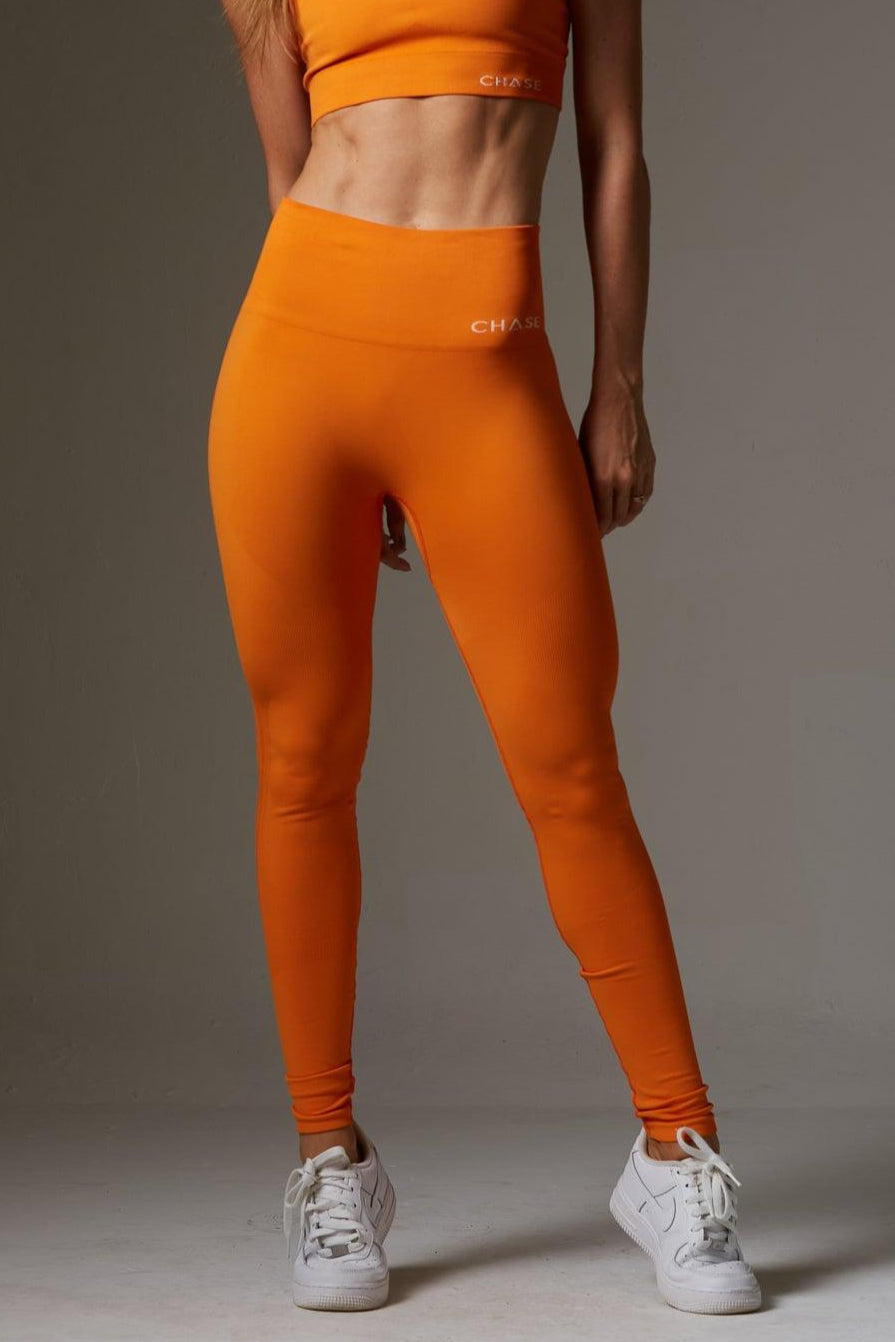 Legging Pure Seamless Laranja Bahia - chasebrasil.com