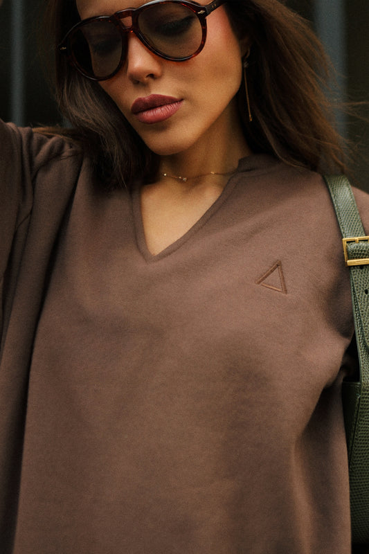 Blusa Moletom Gentle Chocolate Martini