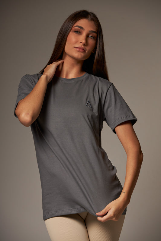 T-shirt Básica Essential Grey Lead