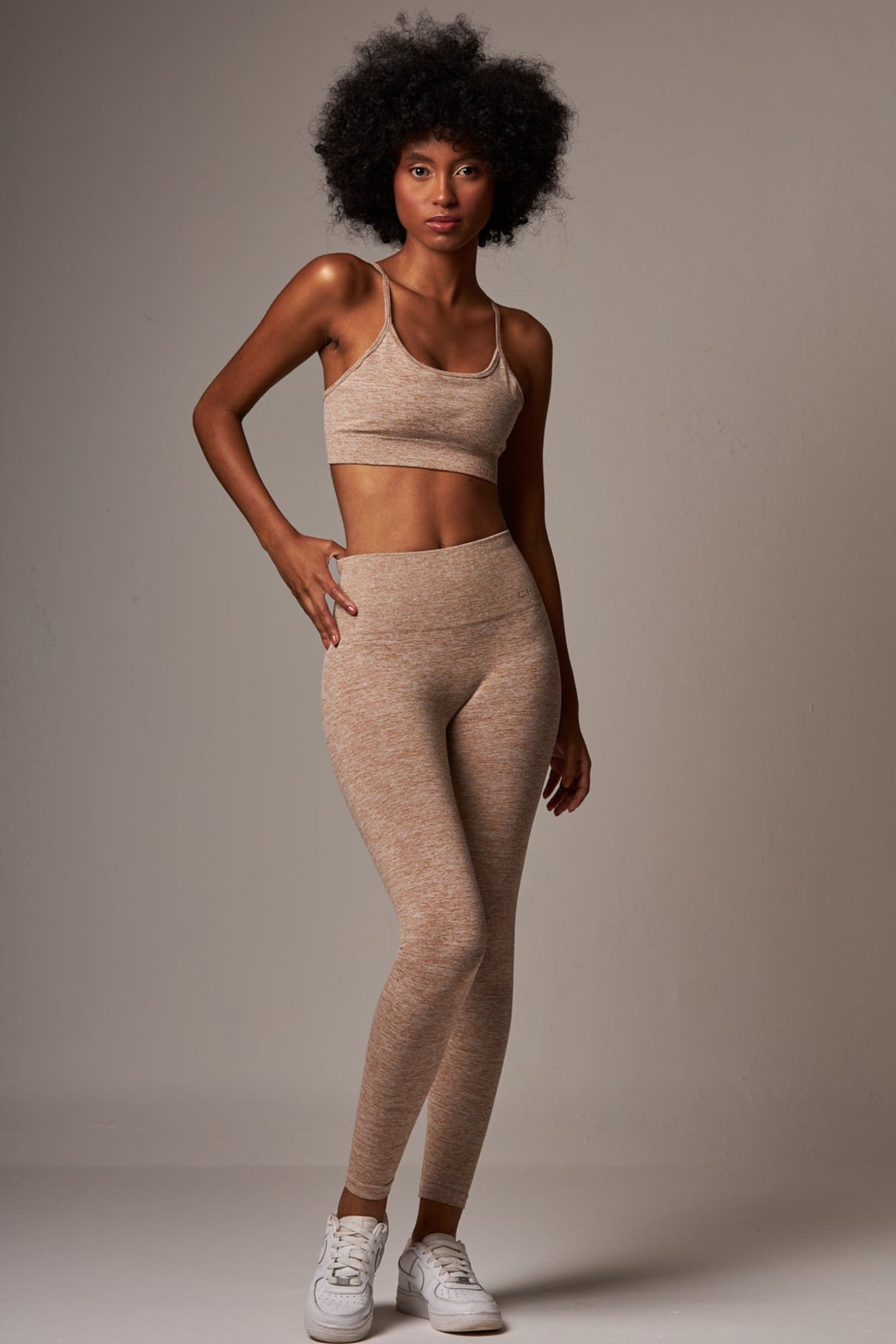 Legging Print Seamless Cinnamon Caramel