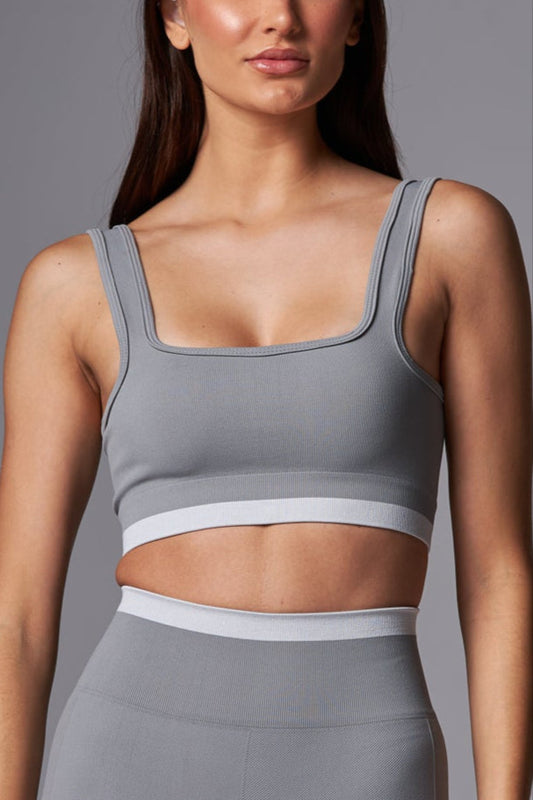Top Stripe Seamless Dark Grey