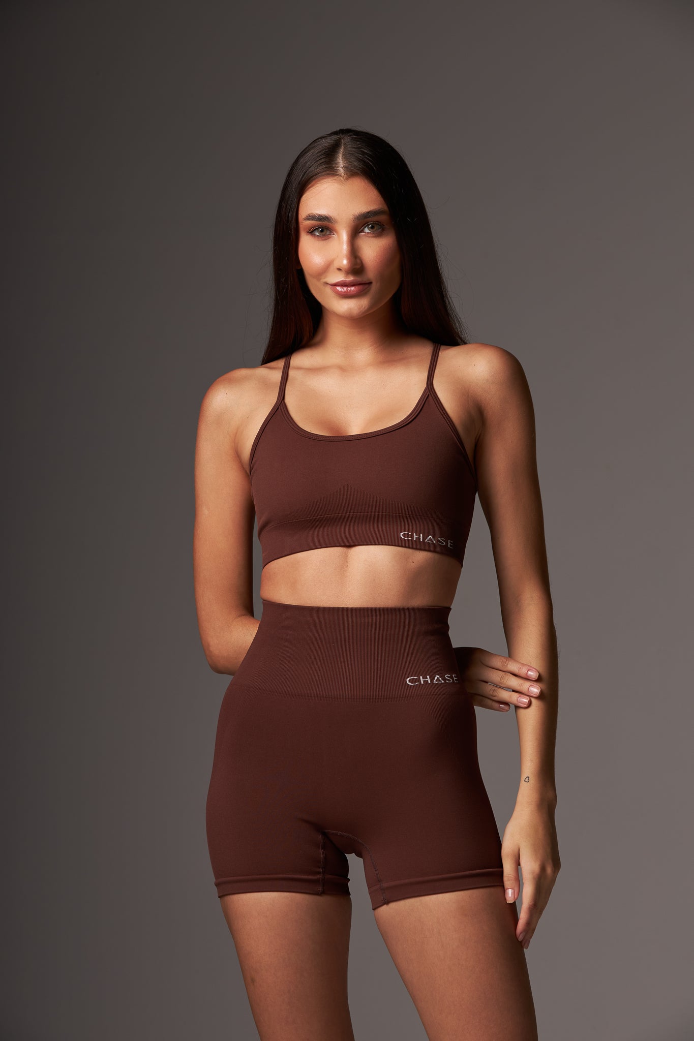 Top Pure Seamless Dark Brown