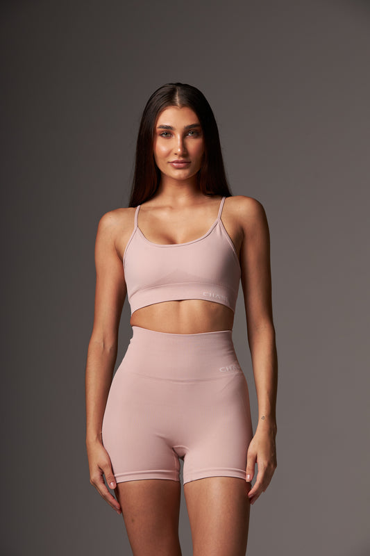 Short Pure Seamless Misty Rose