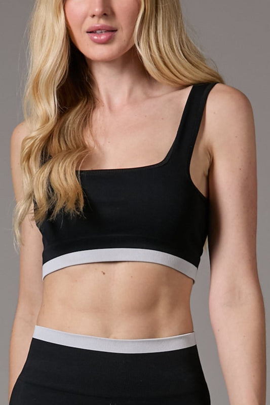 Top Stripe Seamless Black&White