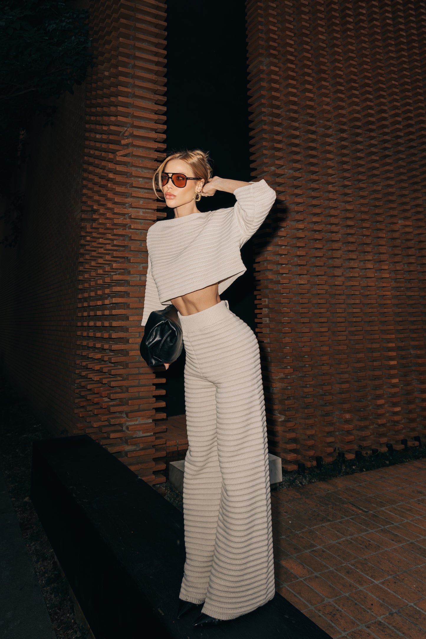 Tricot Wide Shirt Off White