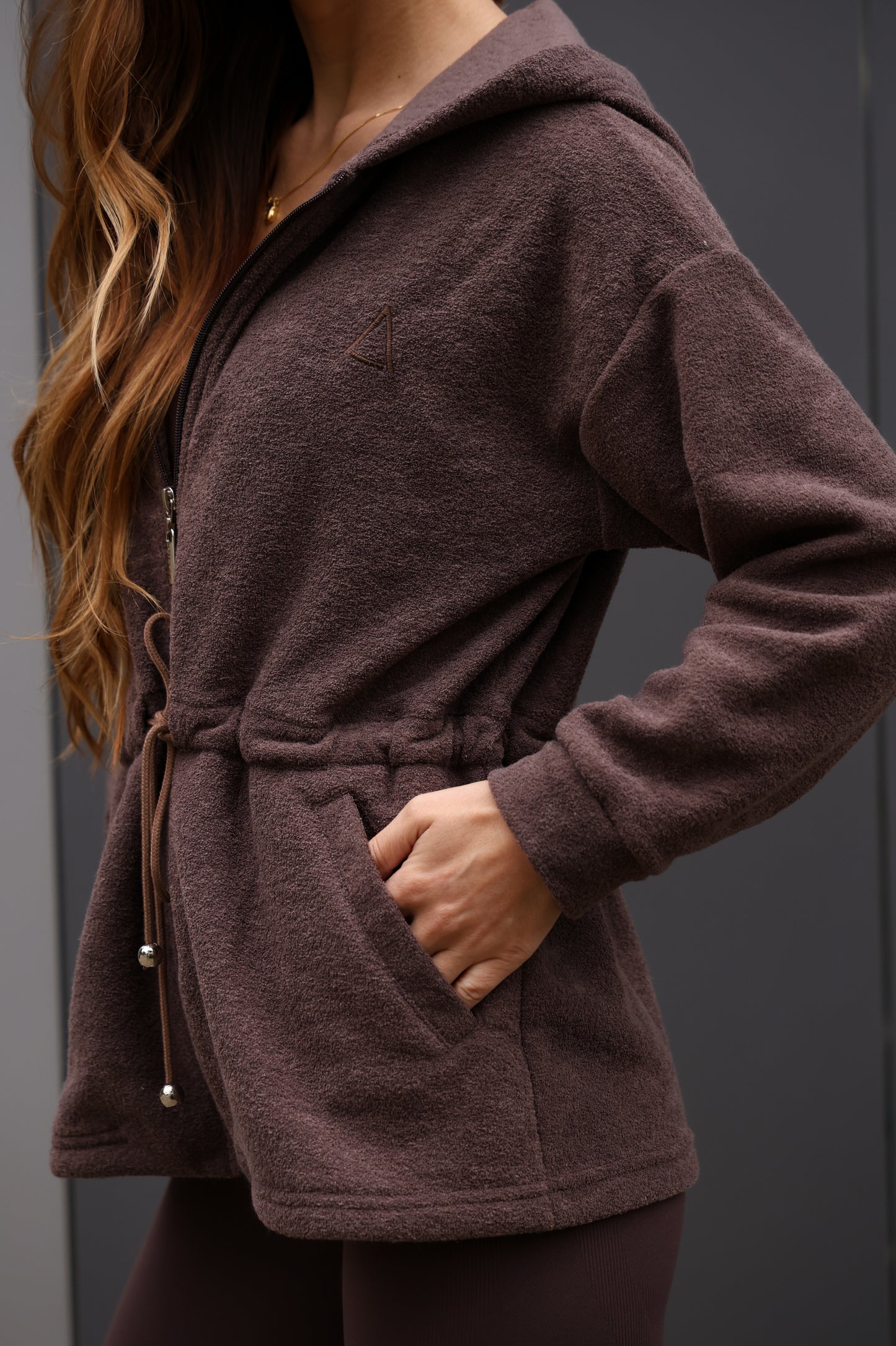 Parka Boucle Chocolate Martini