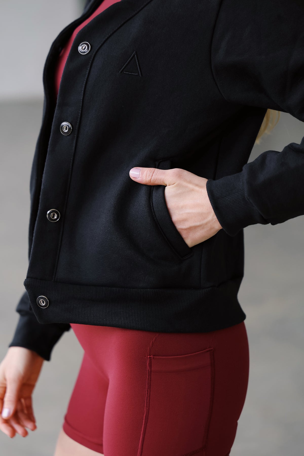 Moletom Cardigan Black