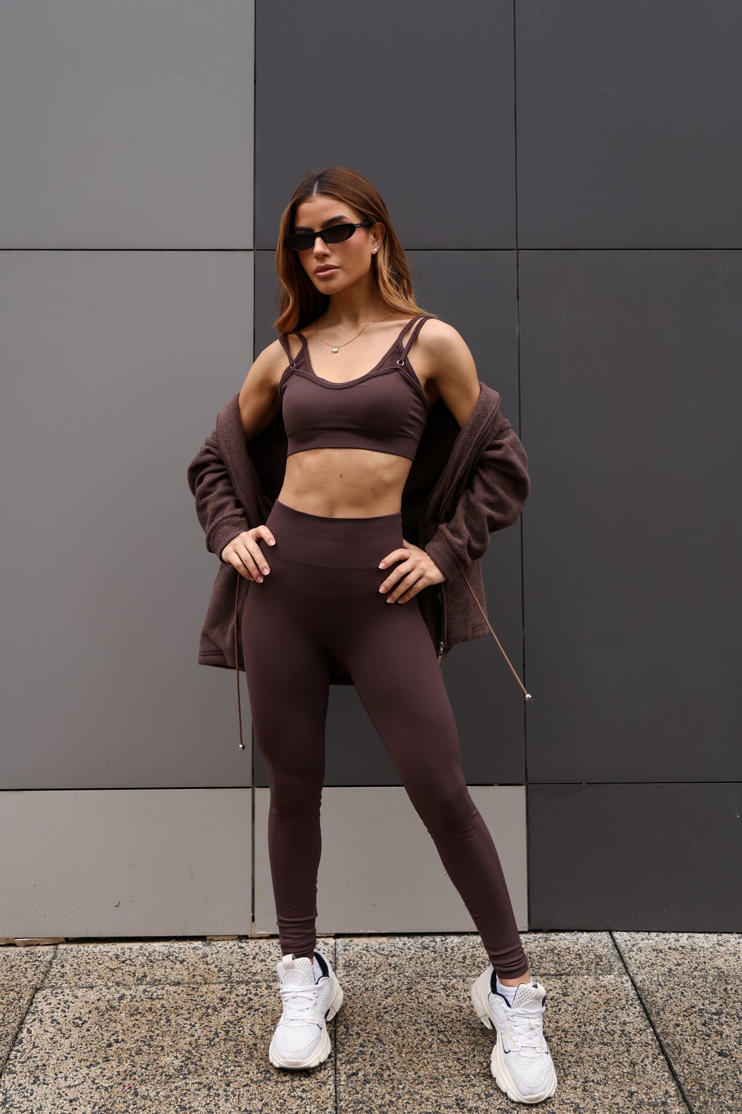 Legging Caos Seamless Chocolate Martini