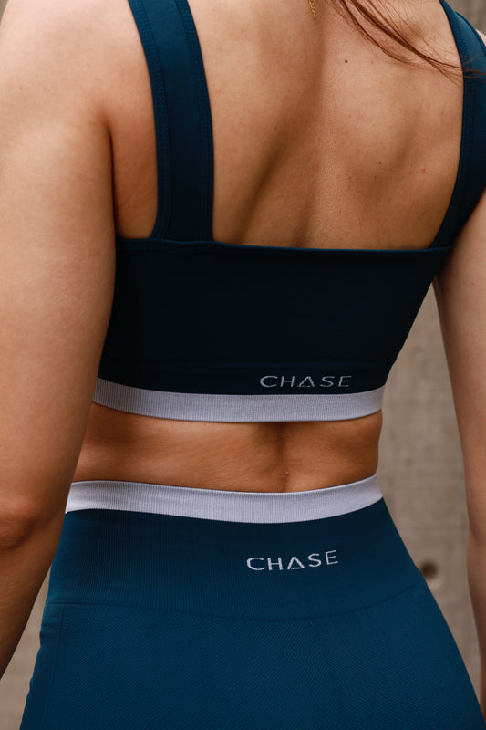 Top Stripe Seamless Dark Sea