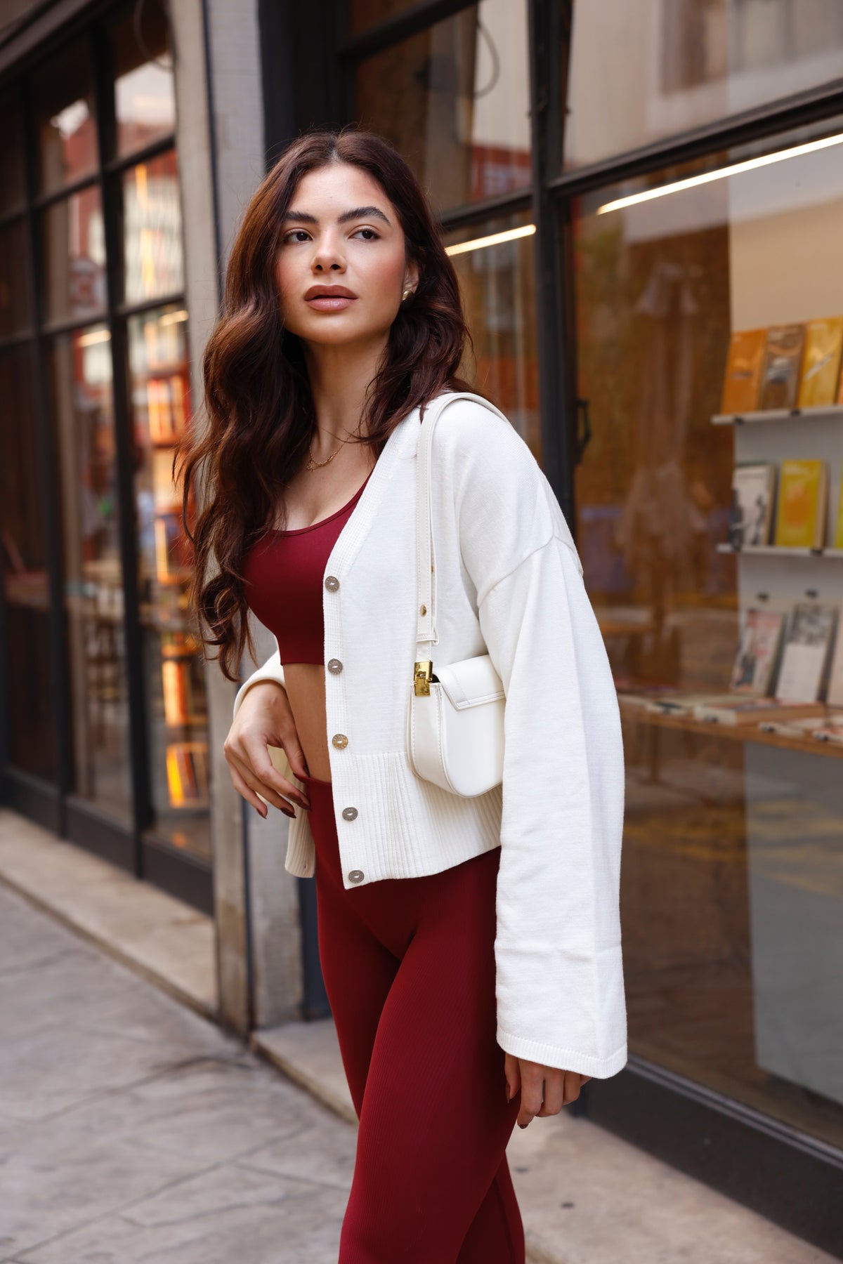 Cardigan Tricot White