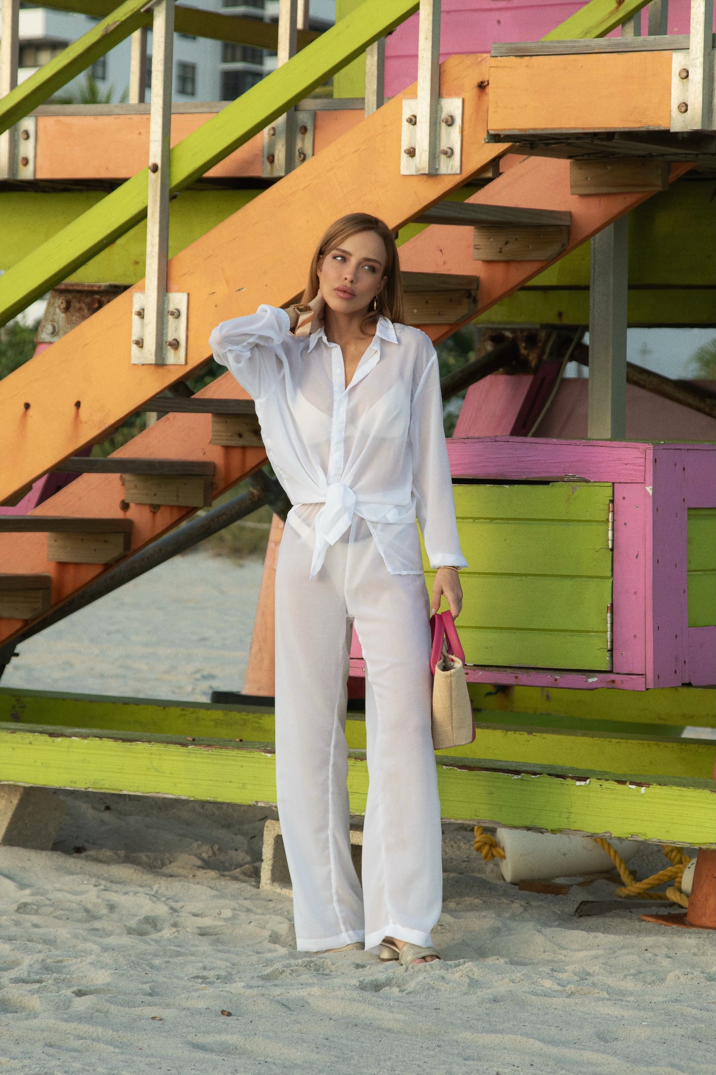 Pants Shadow Silhouette White