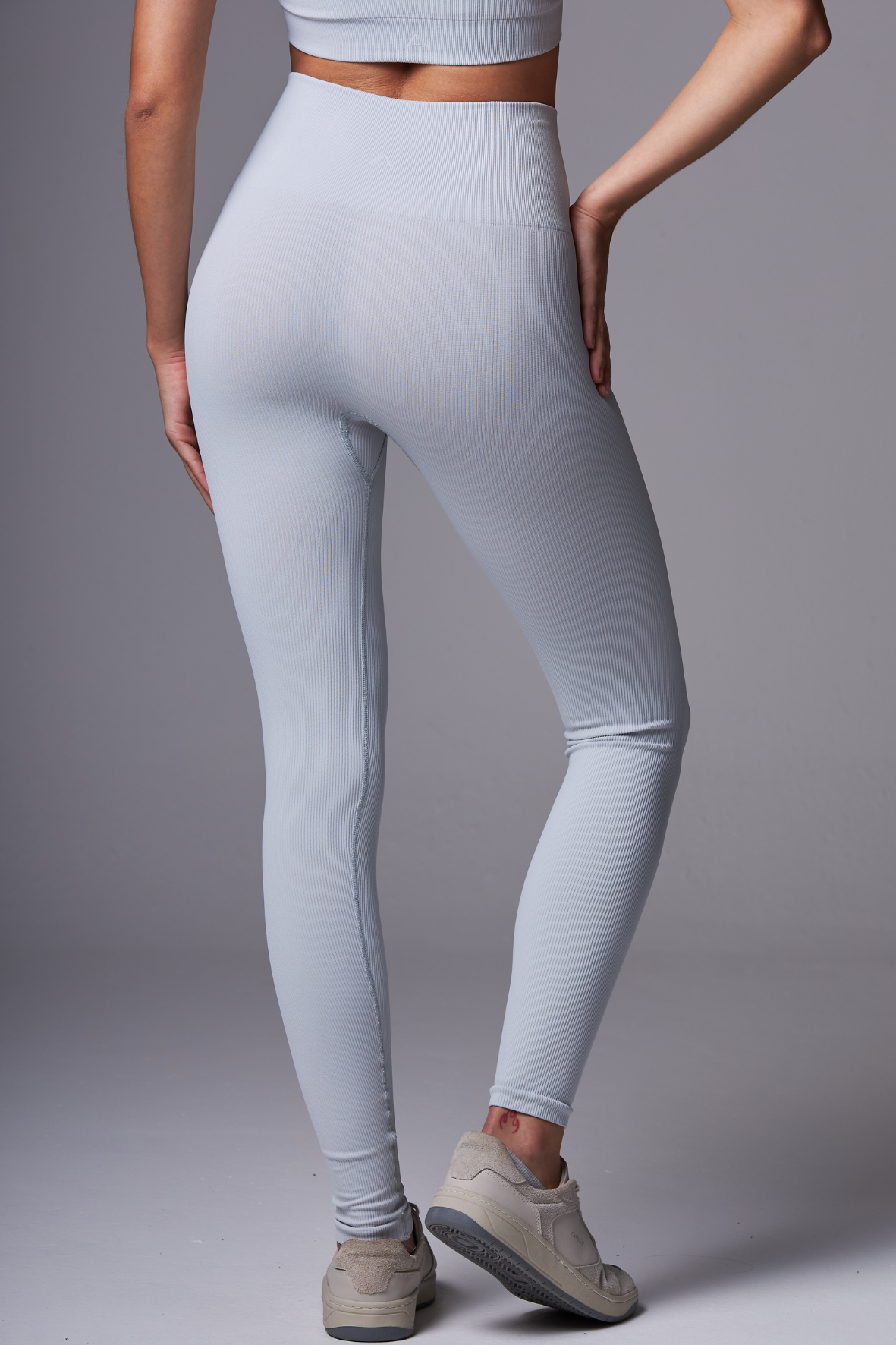 Legging Outsider Seamless Gray Violet