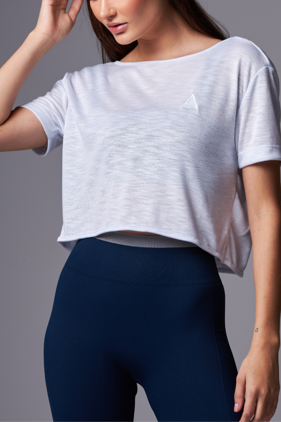Wide Reverse Shirt White