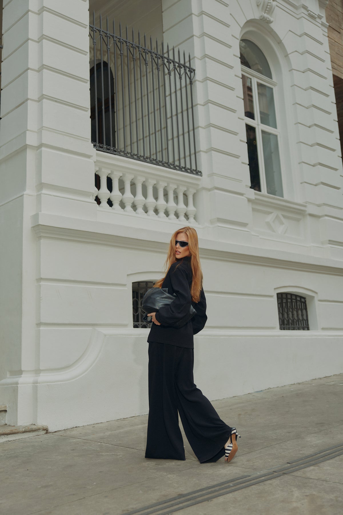 Wide Pants Social Basic Black