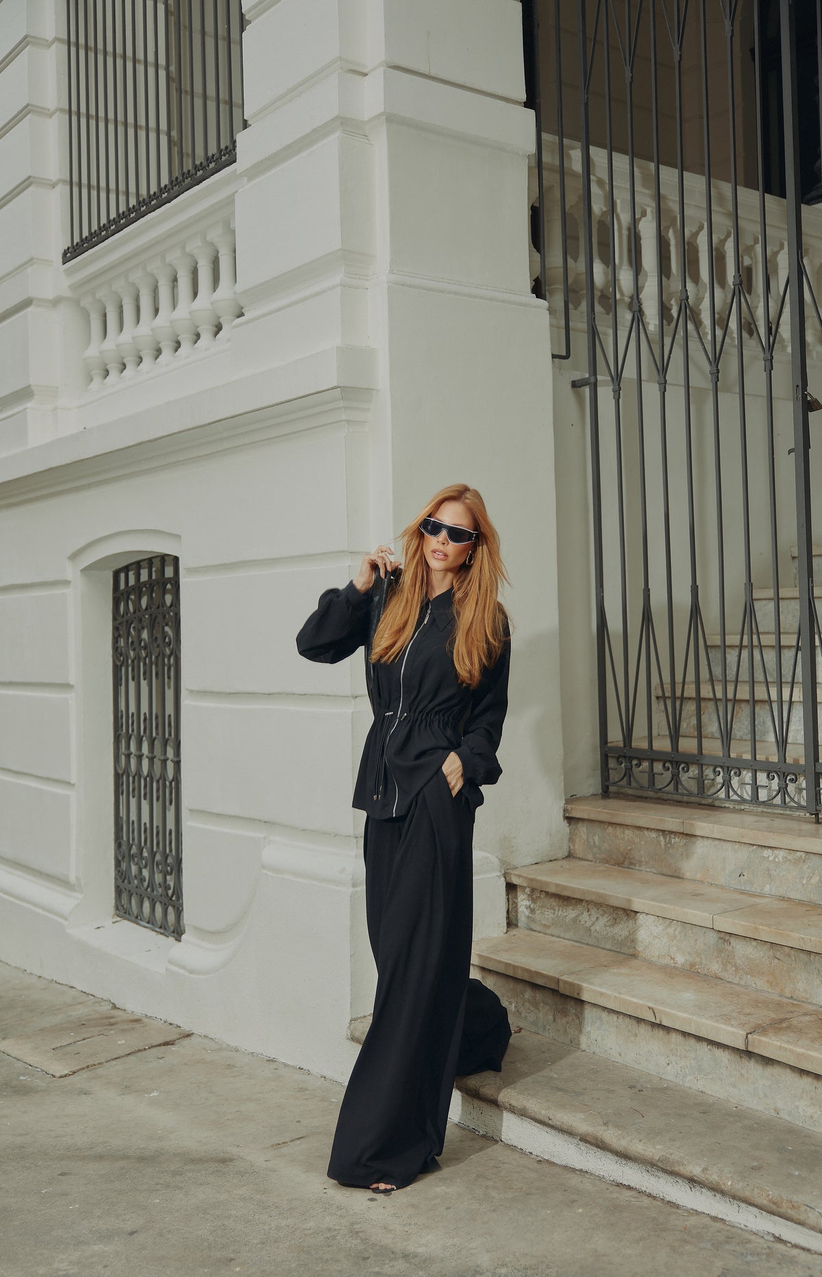 Wide Pants Social Basic Black