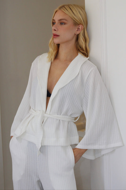 Kimono Light Tricot White