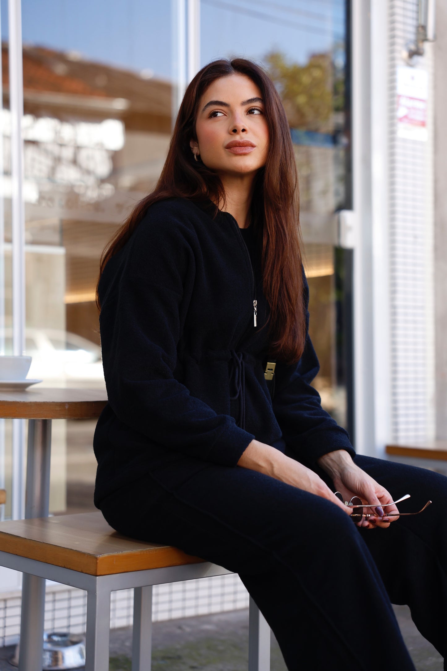 Parka Boucle Black