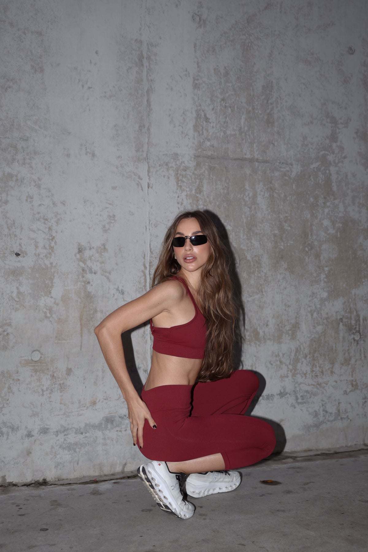 Top Brawny Seamless Tibetan Red