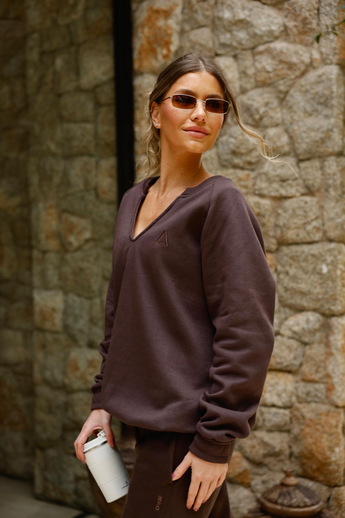 Blusa Moletom Gentle Marrom
