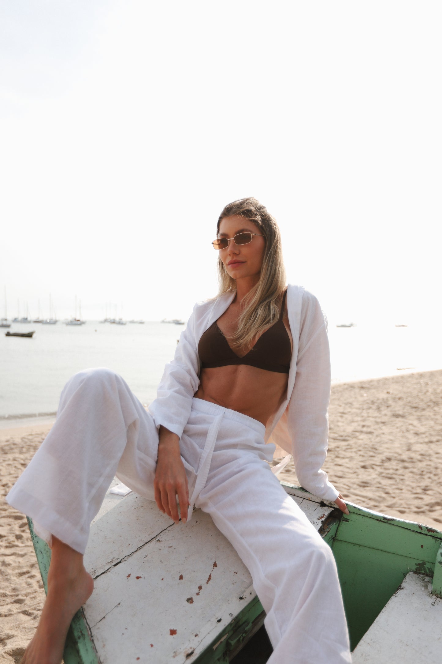 Kimono Linho White