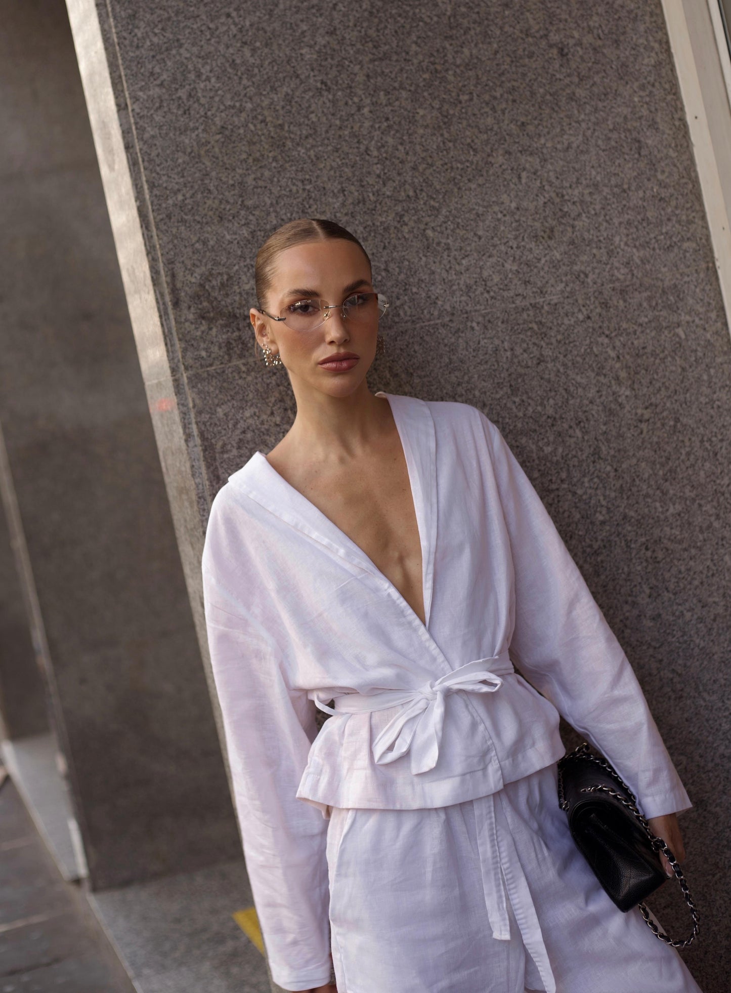 Kimono Linho White