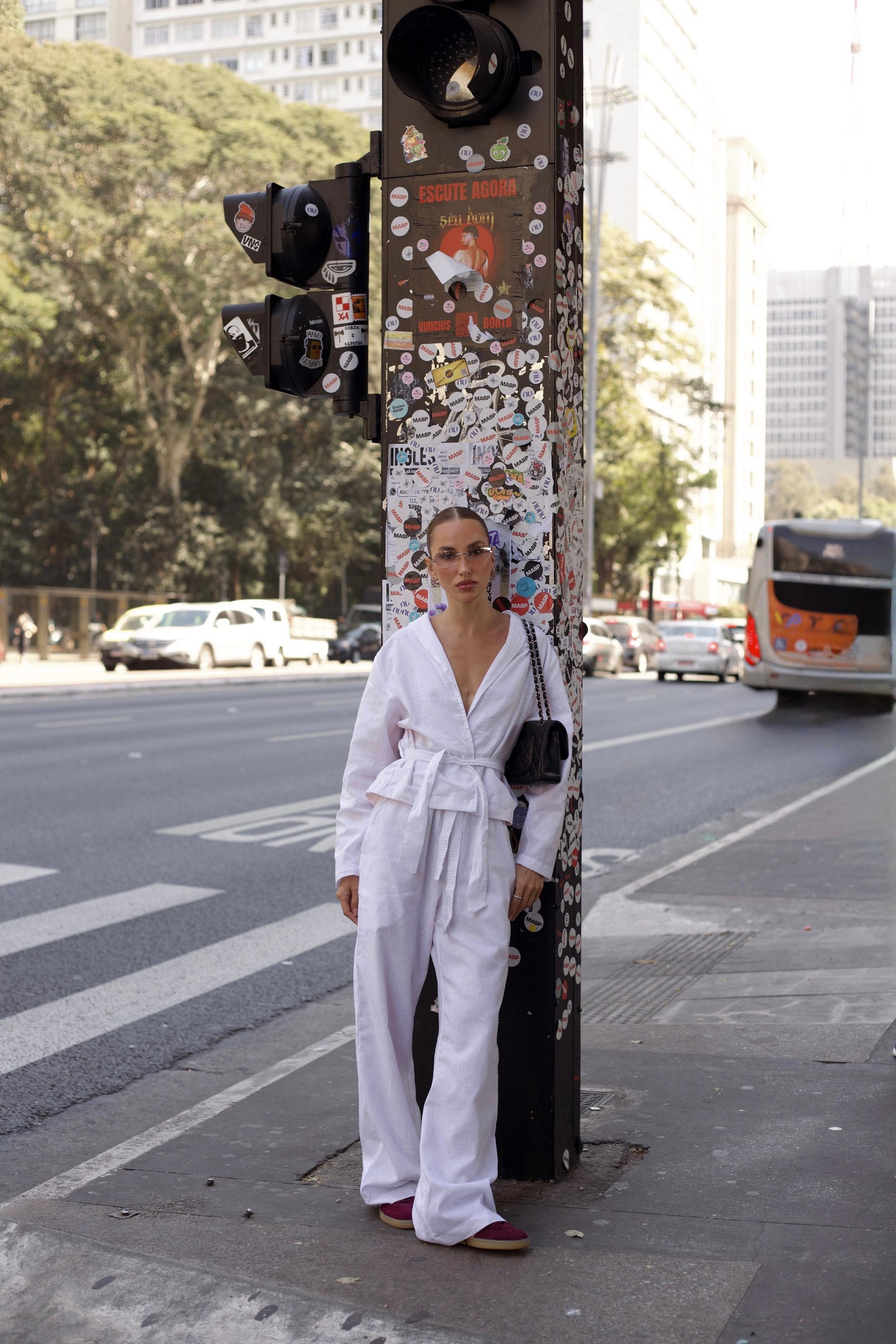Kimono Linho White