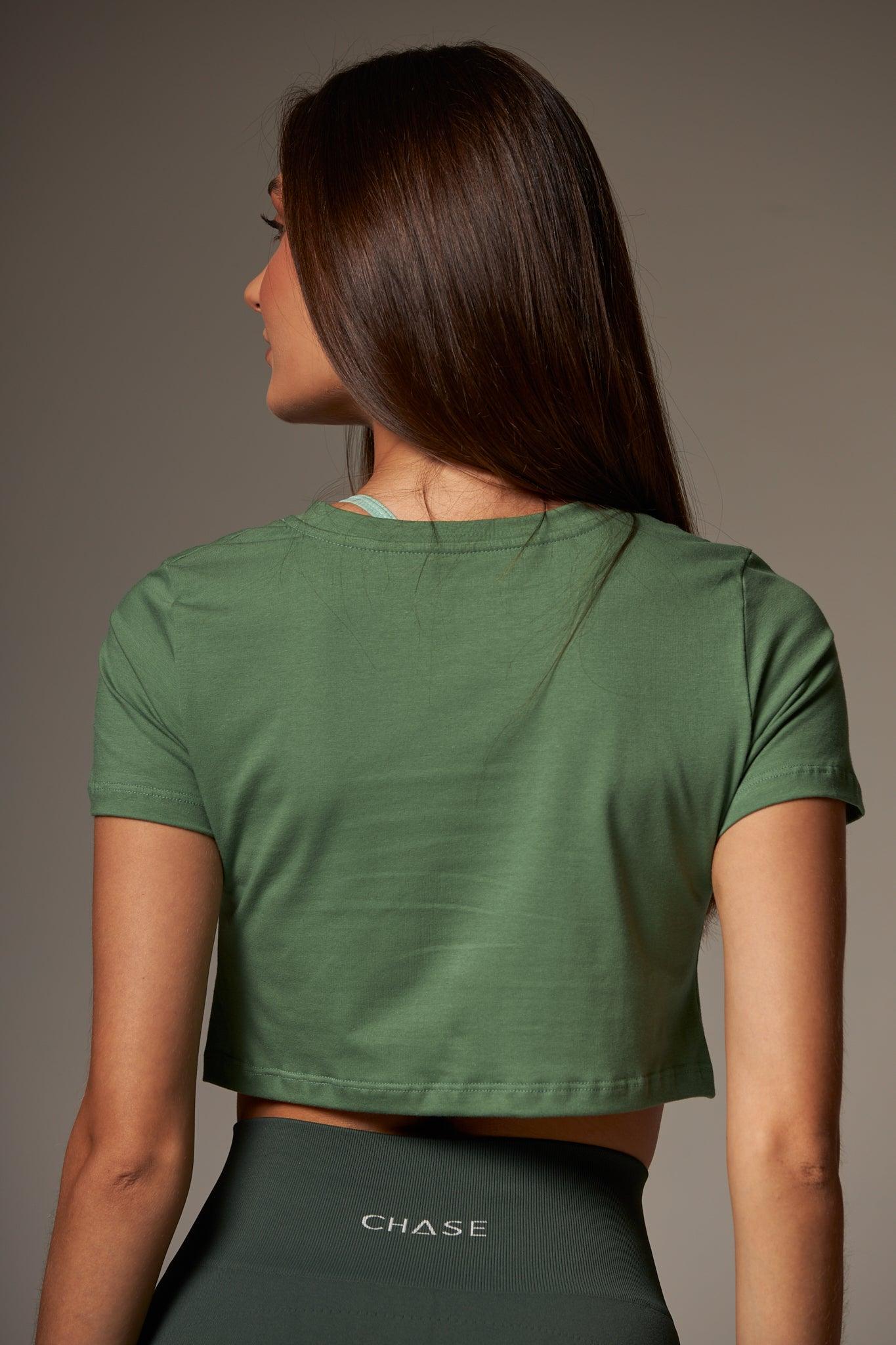 Cropped Essential Botanic Green - chasebrasil.com