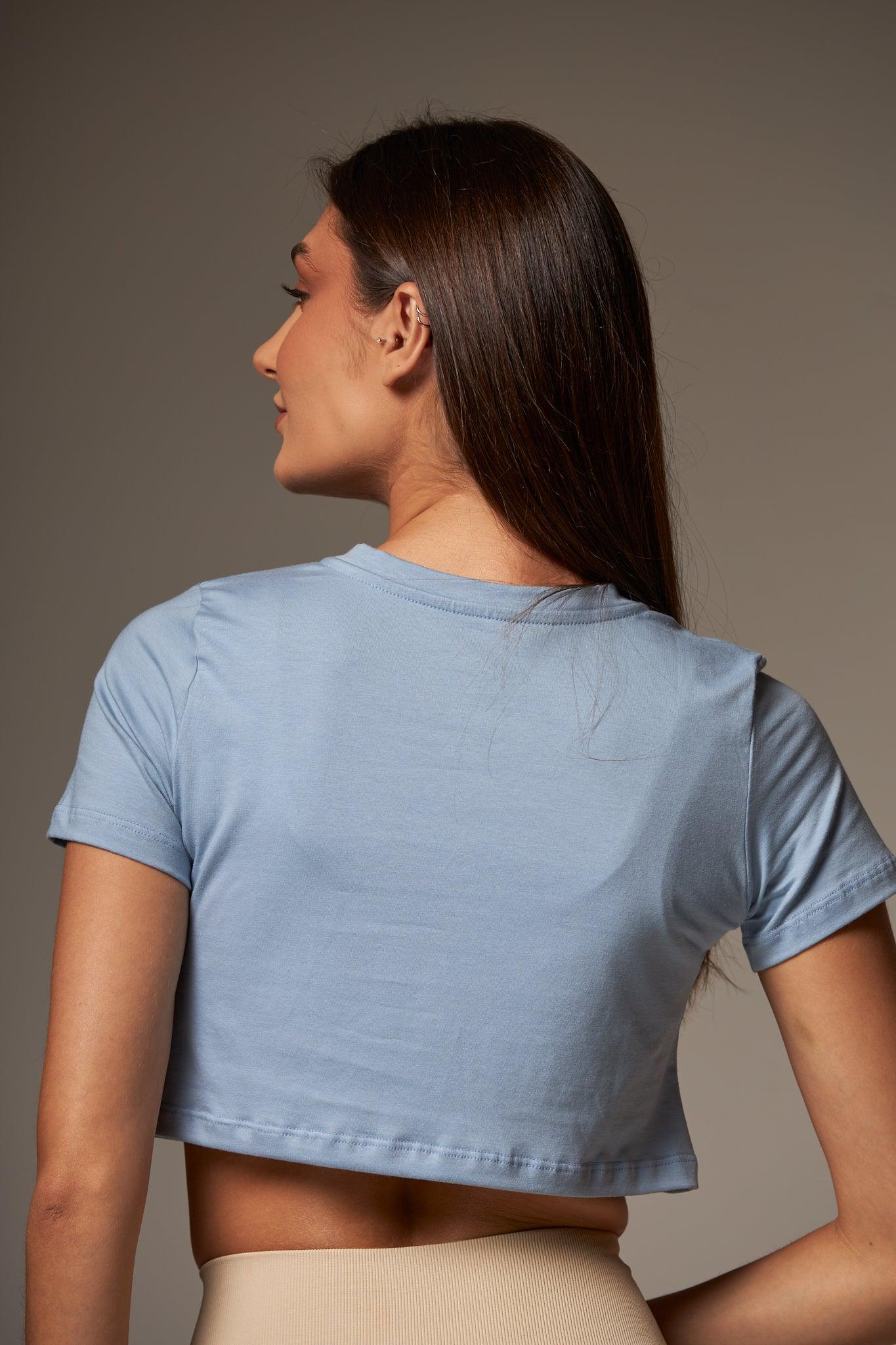 Cropped Essential Light Blue - chasebrasil.com