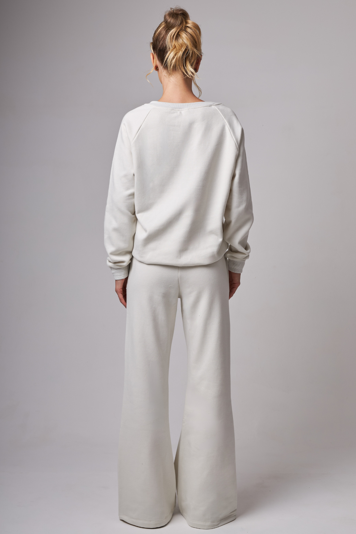 Calça Moletom Straight Flare Foggy