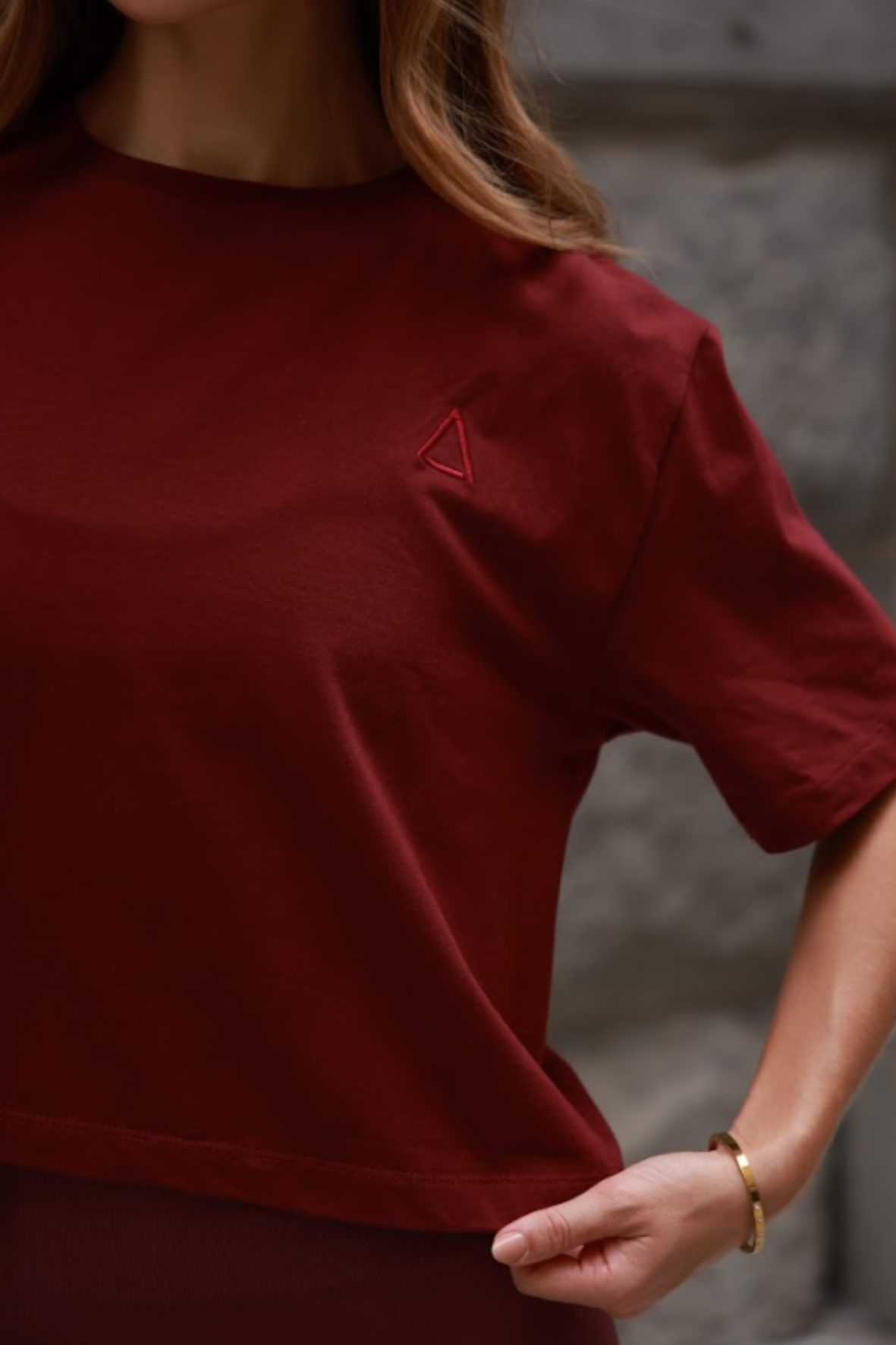 Soho T-shirt Burgundy - Limited Collection
