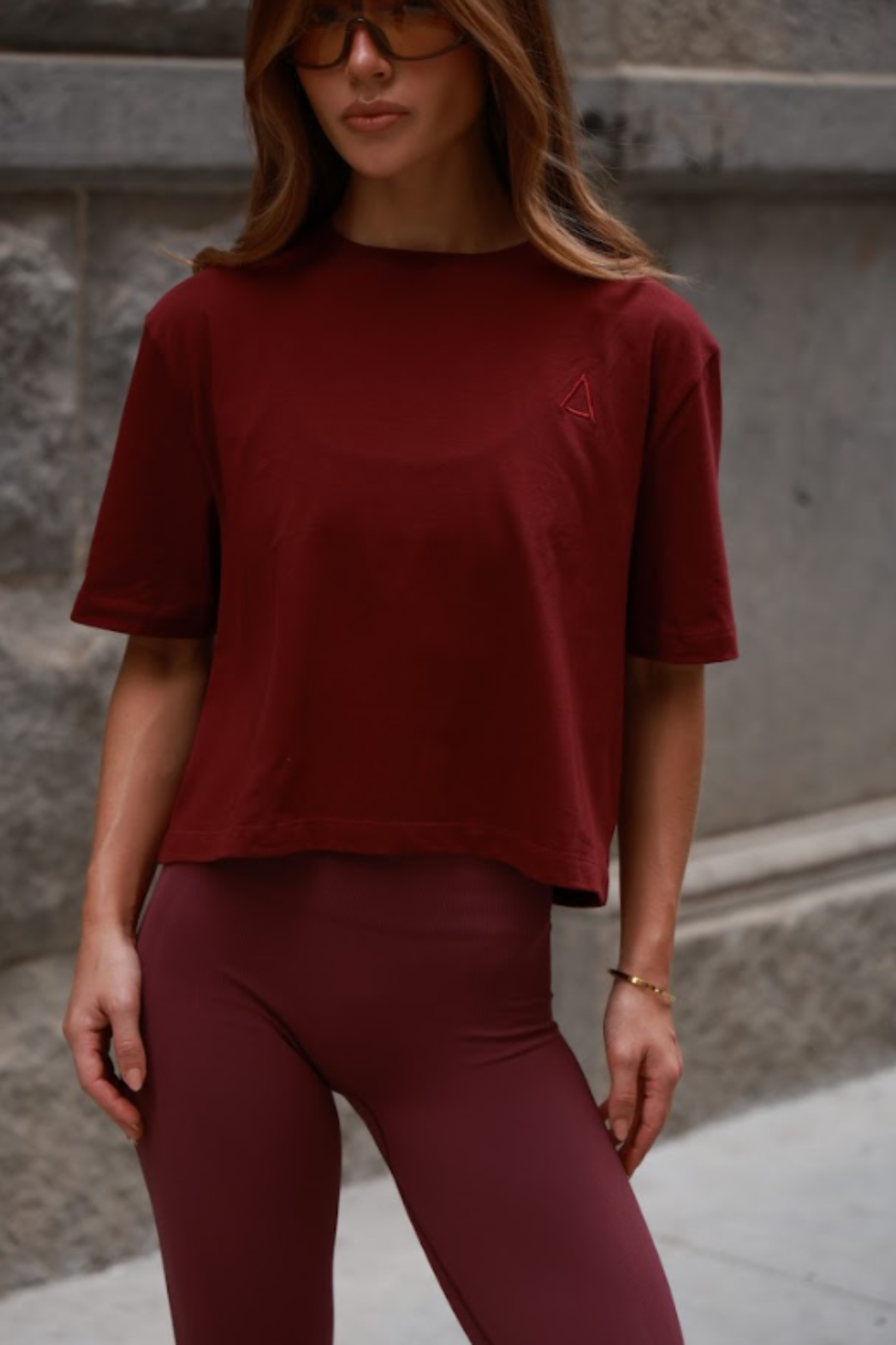 Soho T-shirt Burgundy - Limited Collection