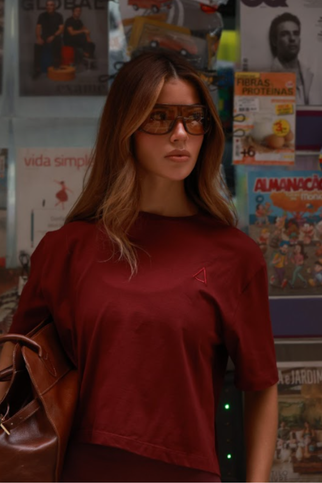 Soho T-shirt Burgundy - Limited Collection