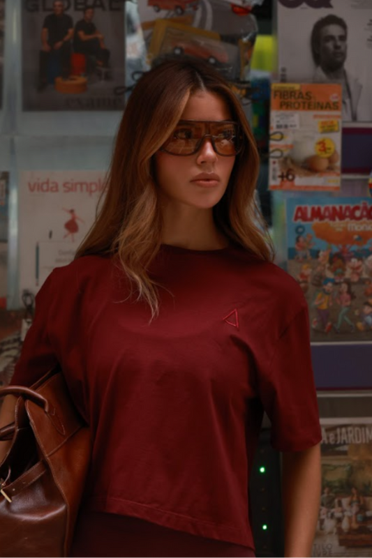 Soho T-shirt Burgundy - Limited Collection