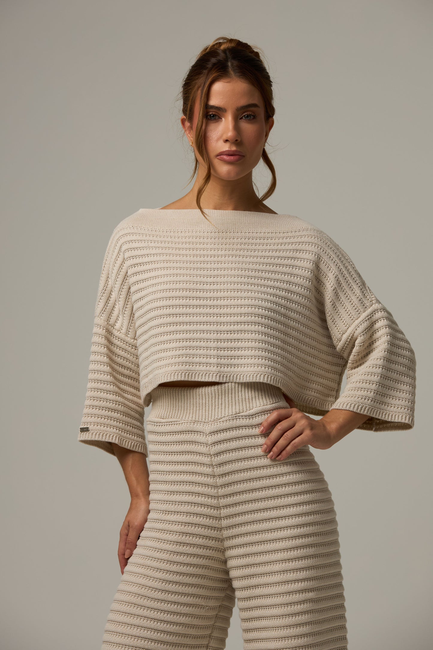 Tricot Wide Shirt Off White