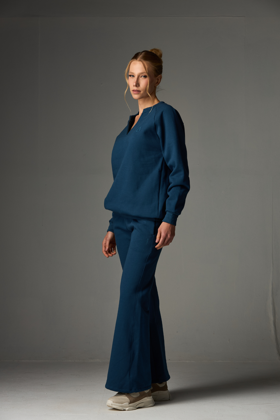 Calça Moletom Straight Flare Poseidon