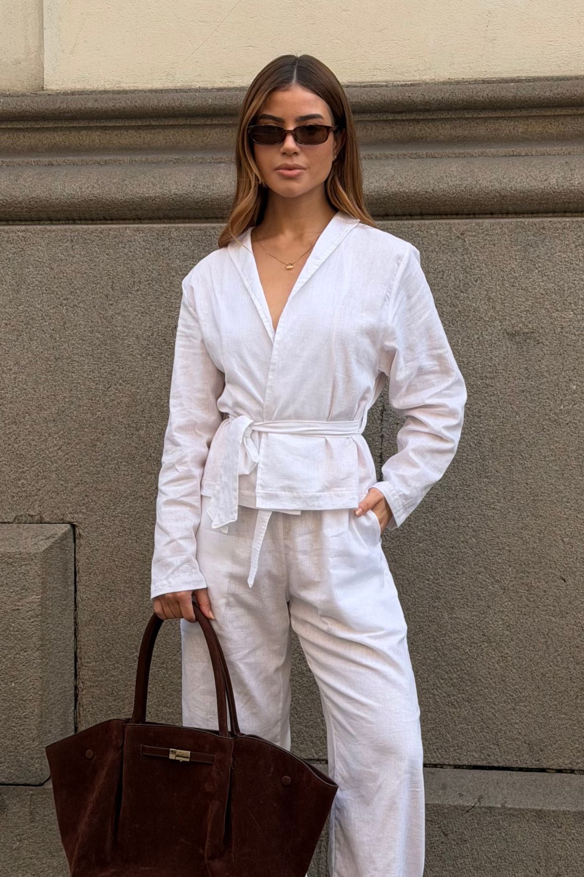 Kimono Linho White