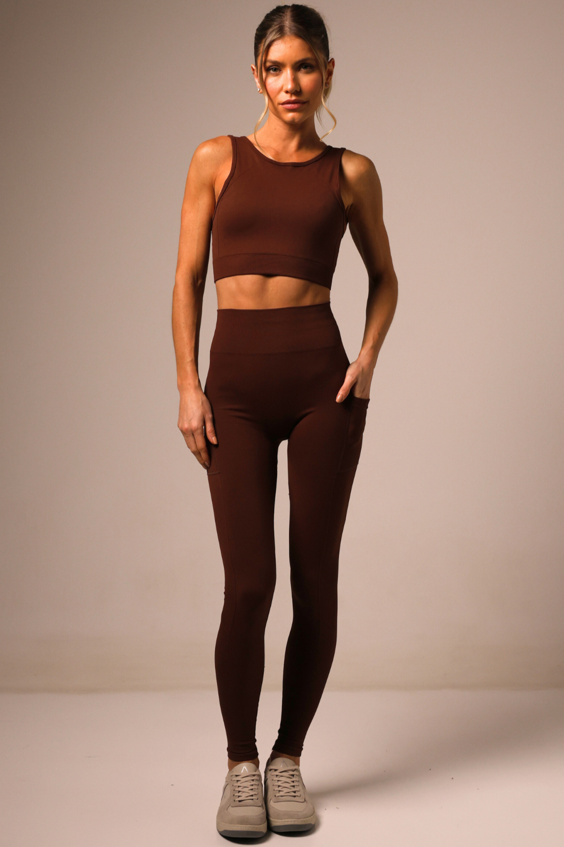Legging Jockey Seamless Dark Brown